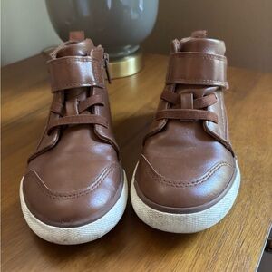 Wonder Nation Brown Kids Velcro shoes